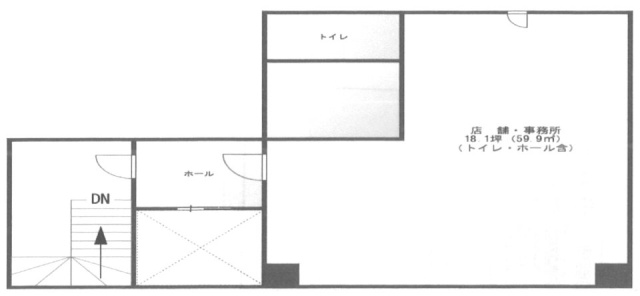 池袋C3ビルB1F 間取り図