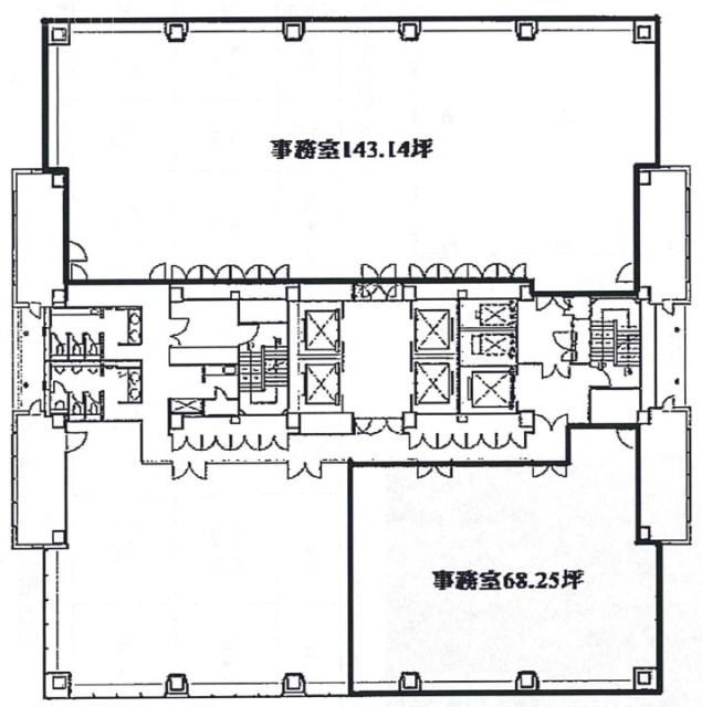 ピアシティ芝浦ビル南西 間取り図