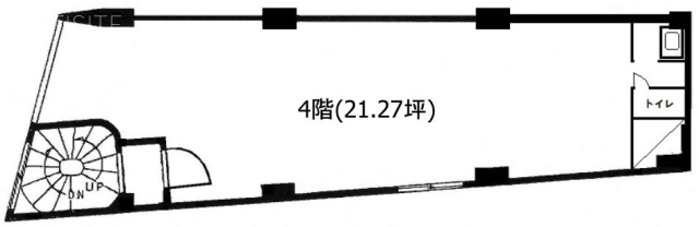 フロンティア上野中央通ビル4F 間取り図