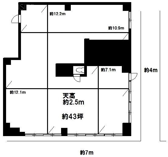 レジデンス西が丘ビル1F 間取り図