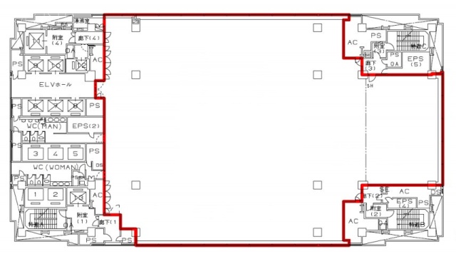 大成大手町ビル14F 間取り図