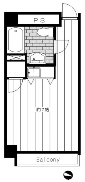 エグゼクティブ原宿6F 間取り図