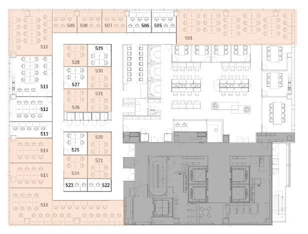 CROSSCOOP渋谷ネクストサイト(ネクストサイト渋谷ビル5・6階)507 間取り図