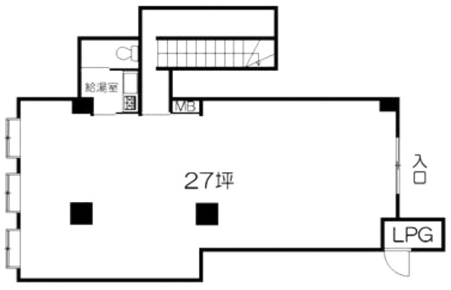 メゾンNAOIビル1F 間取り図