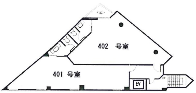 新千葉二丁目ビル402 間取り図