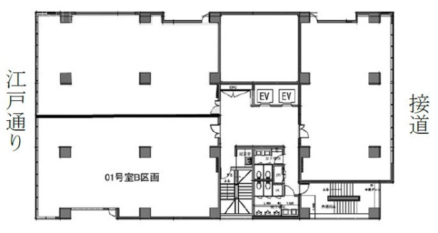 EDGE小伝馬町ビル501B 間取り図