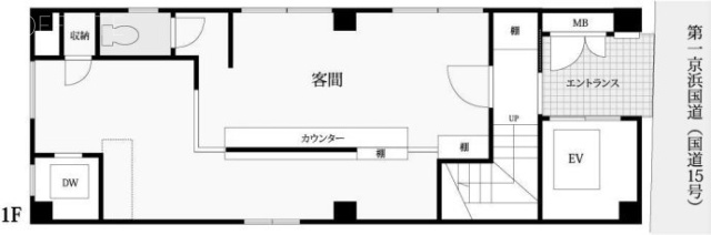 クレストヒルズ京急蒲田駅前1F 間取り図