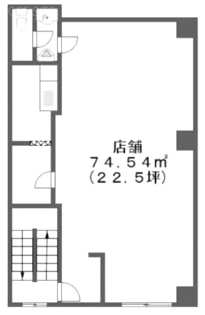 竜宮ビル3F 間取り図