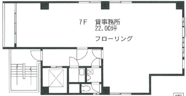 浜松町55ビル7F 間取り図