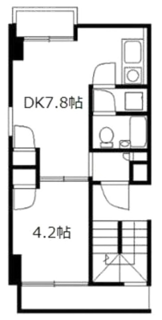 嶋崎ビル302 間取り図