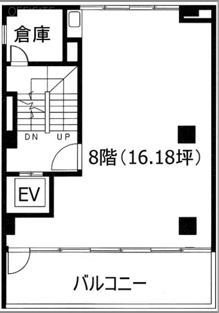 内田ビル8F 間取り図