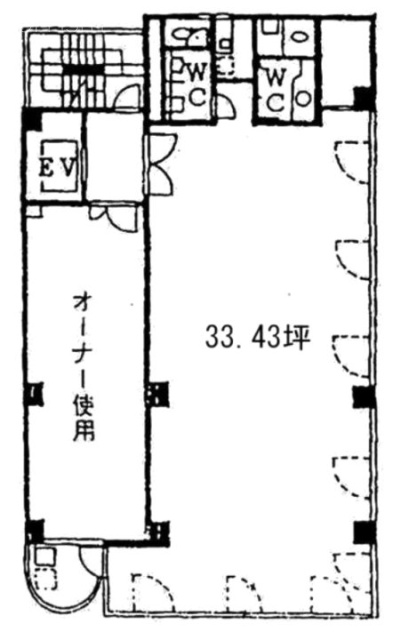 瀧山ビル4F 間取り図