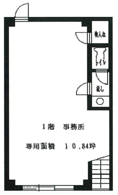 吹上ビル1F 間取り図