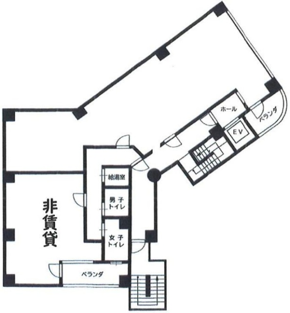 喜屋ビル6F 間取り図