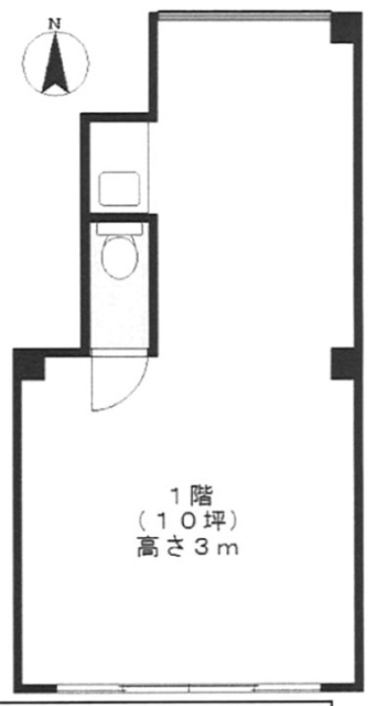 高間ビル1F 間取り図