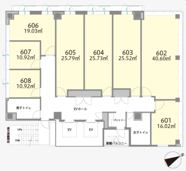 H1O青山604 間取り図
