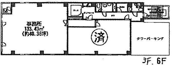 新横浜フジカビル5F 間取り図