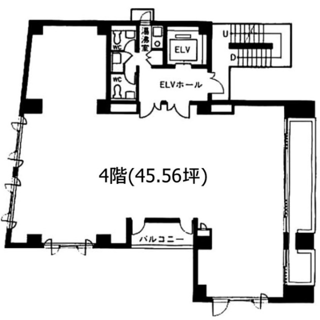 開花ビル4F 間取り図