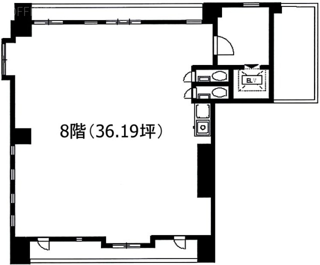KHビル8F 間取り図
