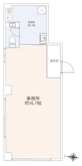 グリーンキャピタル広尾103 間取り図