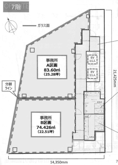 フィルパークTOKYO GINZA SHINTOMI LABB 間取り図