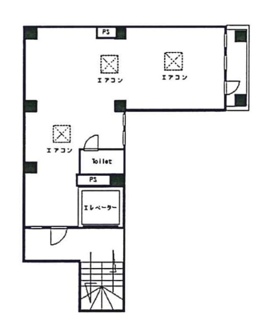 花伝ビル4F 間取り図