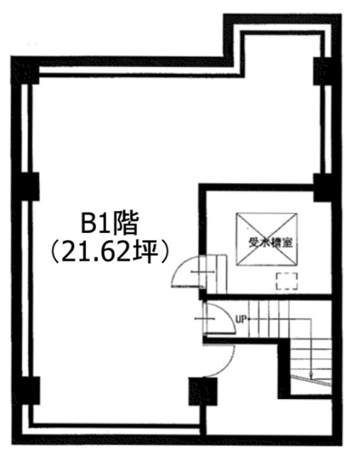 第21CIビルB1F 間取り図