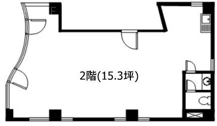 アツザワビル201 間取り図