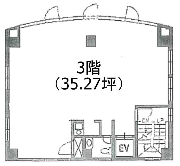 ひまわりビル3F 間取り図