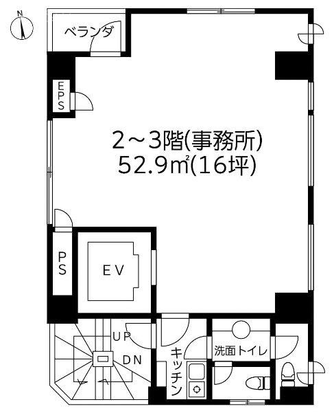 ハイポイントビル2F 間取り図