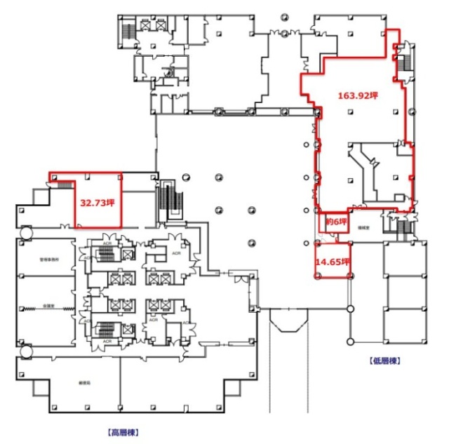 GRC横浜ベイリサーチパーク1F 間取り図