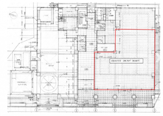 板橋本町ビル1F 間取り図