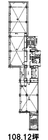 銀座清水ビル6F 間取り図