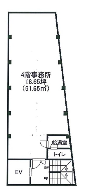 GBJ桜新町ビル4F 間取り図