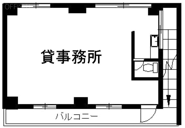 ネオ荒木町ビル3F 間取り図