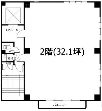 立川NXビル2F 間取り図