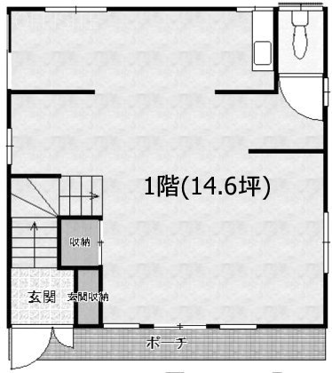 島村貸事務所1F 間取り図