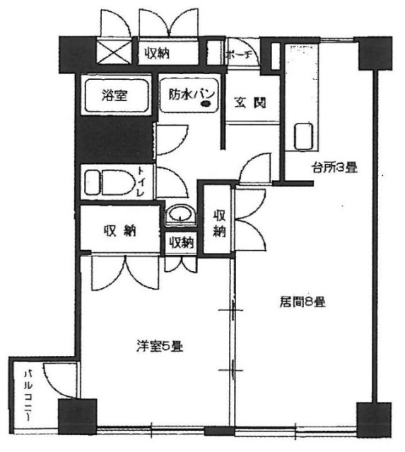 神田小川町ハイツ1004 間取り図