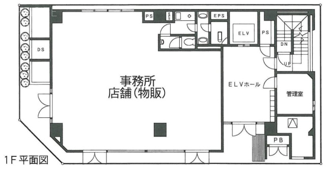 銀座エイワビル1F 間取り図