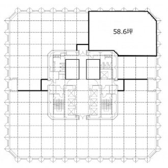 横浜天理ビル14F 間取り図