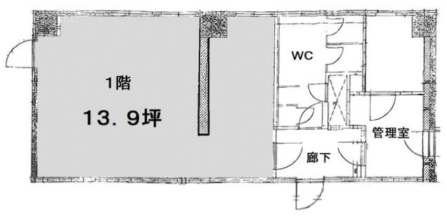 冨士ビル1F 間取り図