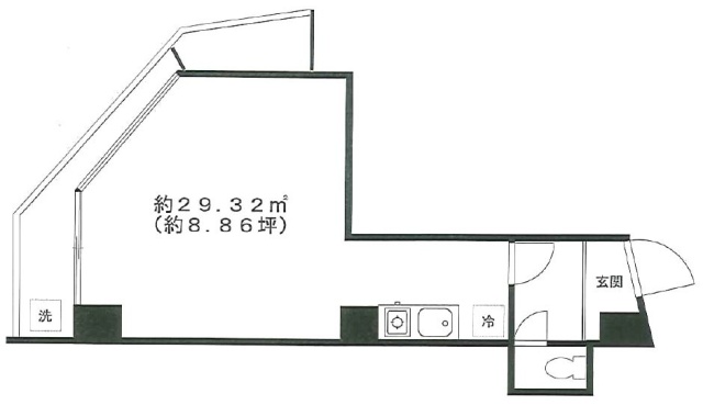 恵比寿ウエストパレスビル413 間取り図