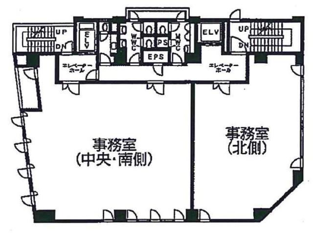 第一富澤ビル中央・南 間取り図