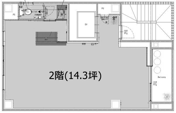 My広尾ビル2F 間取り図