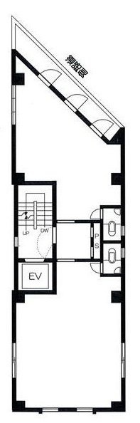 朝日新宿館4F 間取り図