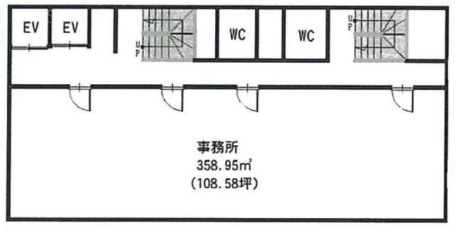 ウェストリオA3棟ビル11F 間取り図