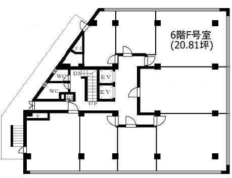 山の手ビルF 間取り図