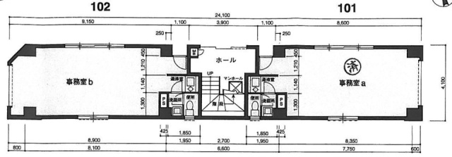 UJ浅草マンション102 間取り図