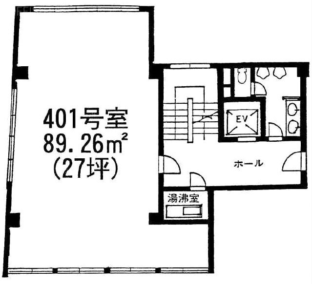 日本橋吉泉ビル401 間取り図