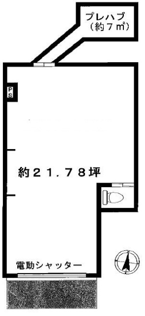 平井ビル1F 間取り図